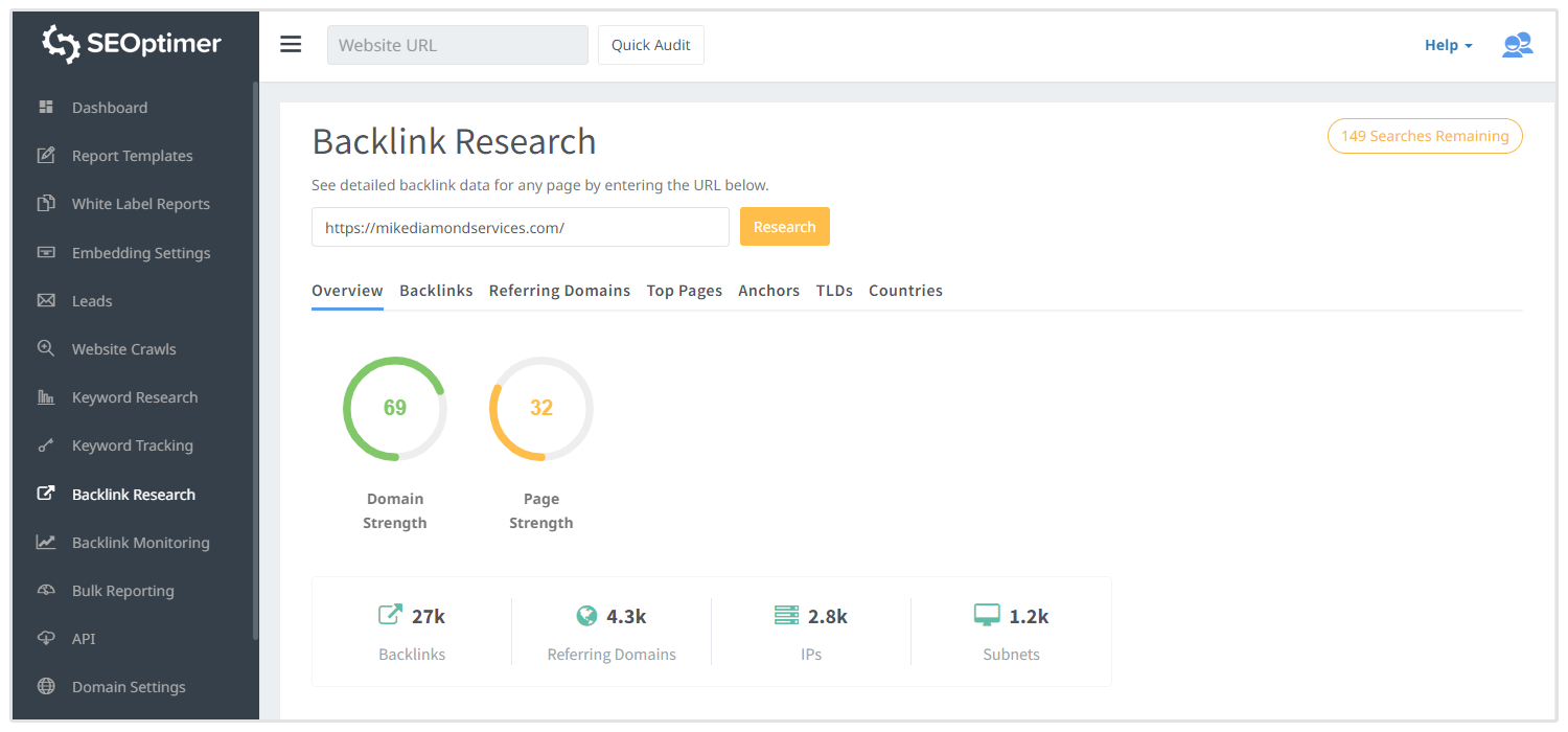 backlink onderzoekstool